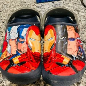 AVENGERS CROCS- Toddlers in Navy Blue